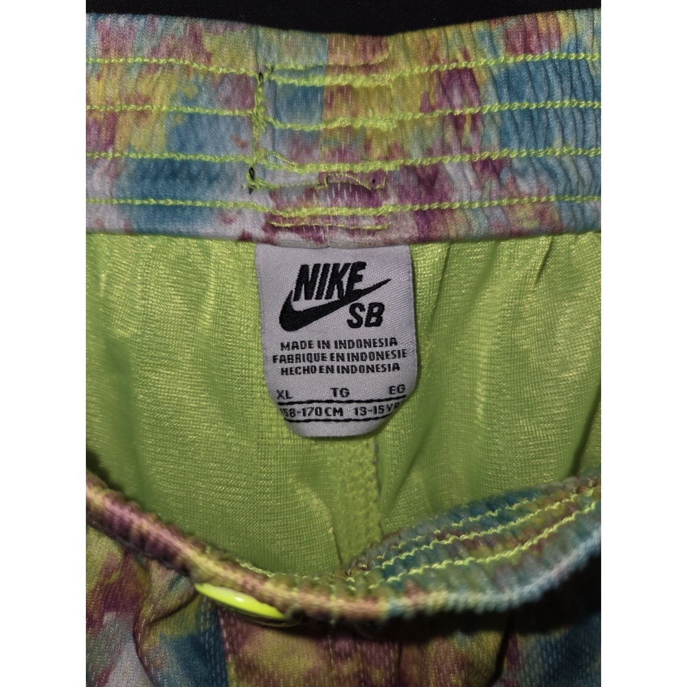 Nike Dri Fit SB Girls XL Pink Floral Shorts‎ Drawstring Lined Cute - Picture 3 of 7